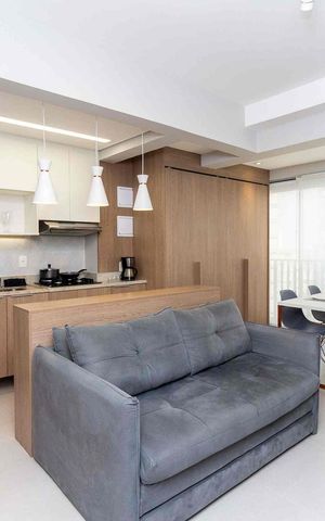 Apartamento à venda com 46m², 1 quarto e 1 vaga Apartamento à venda com 46m², 1 quarto e 1 vagaSala