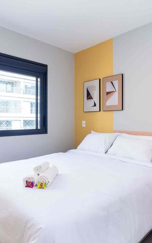 Apartamento à venda com 46m², 1 quarto e 1 vaga Apartamento à venda com 46m², 1 quarto e 1 vagaQuarto