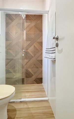 Apartamento para alugar com 45m², 1 quarto e sem vaga Apartamento para alugar com 45m², 1 quarto e sem vagaBanheiro