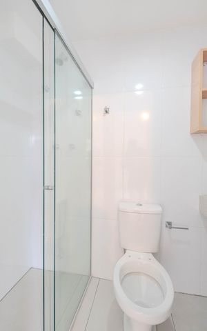 Apartamento para alugar com 29m², 1 quarto e 1 vaga Apartamento para alugar com 29m², 1 quarto e 1 vagaBanheiro