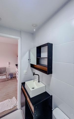 Apartamento à venda com 27m², 1 quarto e 1 vagaBanheiro
