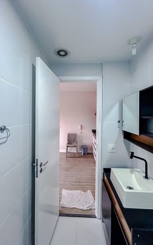 Apartamento à venda com 27m², 1 quarto e 1 vagaBanheiro