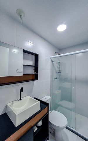Apartamento à venda com 27m², 1 quarto e 1 vagaBanheiro