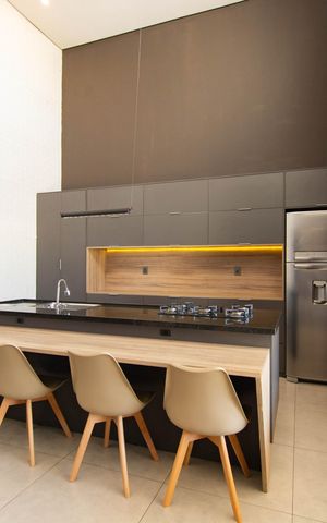 Casa para alugar com 112m², 2 quartos e 4 vagas Casa para alugar com 112m², 2 quartos e 4 vagasCozinha