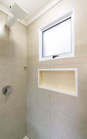 Casa para alugar com 112m², 2 quartos e 4 vagas Casa para alugar com 112m², 2 quartos e 4 vagasBanheiro