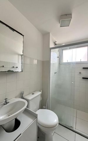 Apartamento à venda com 55m², 2 quartos e 1 vaga Apartamento à venda com 55m², 2 quartos e 1 vagaBanheiro