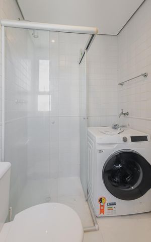 Apartamento à venda com 45m², 1 quarto e 1 vaga Apartamento à venda com 45m², 1 quarto e 1 vagaBanheiro da Suíte