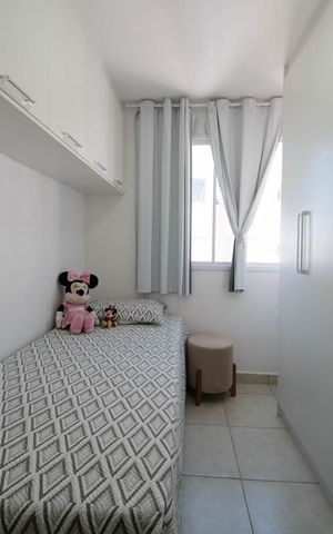 Apartamento à venda com 40m², 2 quartos e 1 vagaQuarto 1