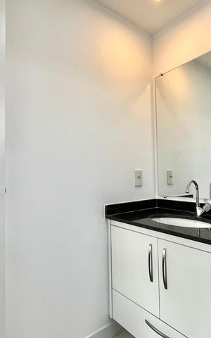 Studio para alugar com 28m², 1 quarto e sem vaga Studio para alugar com 28m², 1 quarto e sem vagaBanheiro