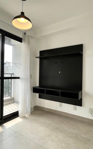 Studio para alugar com 28m², 1 quarto e sem vaga Studio para alugar com 28m², 1 quarto e sem vagaSala