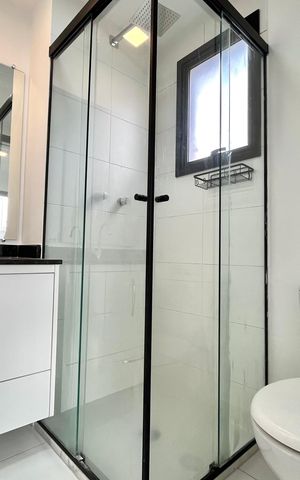 Studio para alugar com 28m², 1 quarto e sem vaga Studio para alugar com 28m², 1 quarto e sem vagaBanheiro