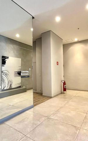 Studio para alugar com 28m², 1 quarto e sem vaga Studio para alugar com 28m², 1 quarto e sem vagaHall social