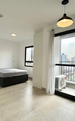 Studio para alugar com 28m², 1 quarto e sem vaga Studio para alugar com 28m², 1 quarto e sem vagaSala