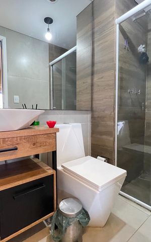 Apartamento à venda com 77m², 1 quarto e 1 vaga Apartamento à venda com 77m², 1 quarto e 1 vagaBanheiro