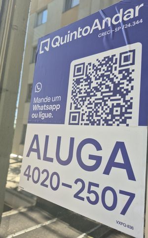 Apartamento para alugar com 45m², 2 quartos e sem vaga Apartamento para alugar com 45m², 2 quartos e sem vagaPlaca