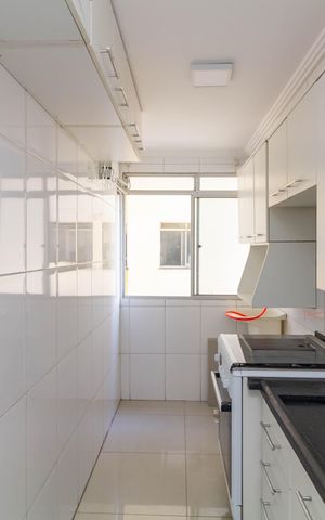 Apartamento para alugar com 45m², 2 quartos e sem vaga Apartamento para alugar com 45m², 2 quartos e sem vagaCozinha e Área de Serviço