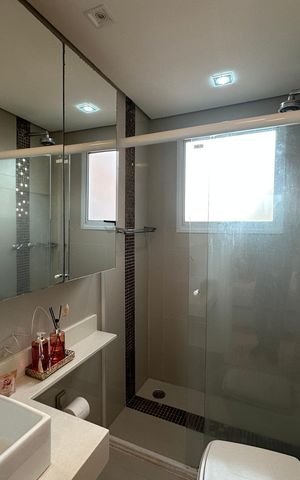 Apartamento para alugar com 91m², 2 quartos e 2 vagasBanheiro da Suíte
