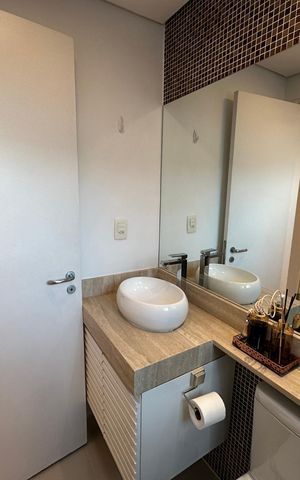 Apartamento para alugar com 91m², 2 quartos e 2 vagasBanheiro Social