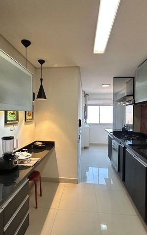 Apartamento para alugar com 91m², 2 quartos e 2 vagasCozinha