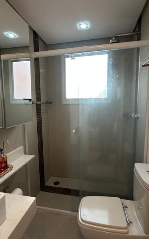 Apartamento para alugar com 91m², 2 quartos e 2 vagasBanheiro da Suíte