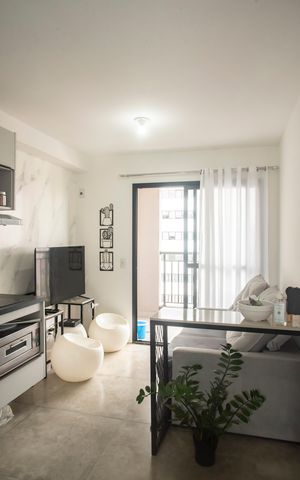 Apartamento para alugar com 33m², 1 quarto e sem vagaSala