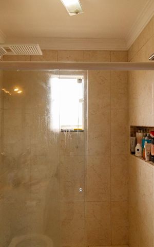 Casa de condomínio à venda com 144m², 3 quartos e 2 vagas Casa de condomínio à venda com 144m², 3 quartos e 2 vagasBanheiro da Suíte