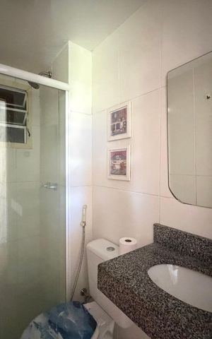 Apartamento à venda com 60m², 3 quartos e 1 vaga Apartamento à venda com 60m², 3 quartos e 1 vagaBanheiro social