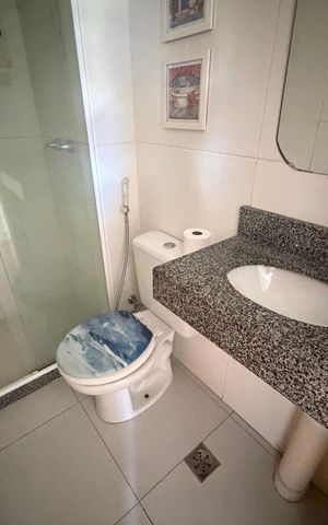 Apartamento à venda com 60m², 3 quartos e 1 vaga Apartamento à venda com 60m², 3 quartos e 1 vagaBanheiro social