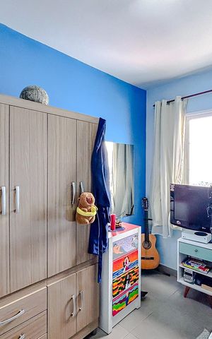 Apartamento à venda com 65m², 3 quartos e 1 vagaQuarto 2