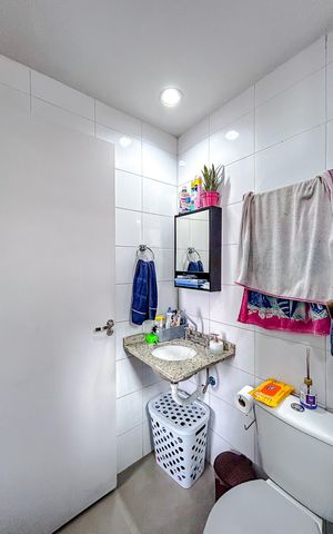 Apartamento à venda com 65m², 3 quartos e 1 vagaBanheiro da Suíte