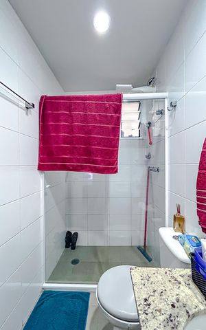 Apartamento à venda com 65m², 3 quartos e 1 vagaBanheiro social 