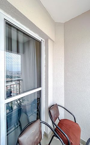 Apartamento à venda com 65m², 3 quartos e 1 vagaVaranda