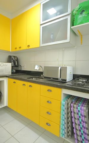 Apartamento à venda com 46m², 2 quartos e 1 vagaCozinha 