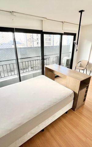 Studio para alugar com 26m², 1 quarto e 1 vaga Studio para alugar com 26m², 1 quarto e 1 vagaStudio