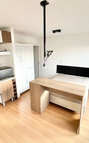 Studio para alugar com 26m², 1 quarto e 1 vaga Studio para alugar com 26m², 1 quarto e 1 vagaStudio
