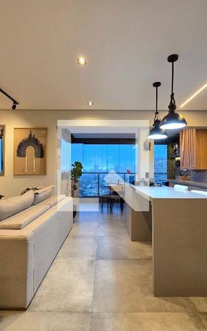 Apartamento à venda com 65m², 1 quarto e 1 vaga Apartamento à venda com 65m², 1 quarto e 1 vagaSala