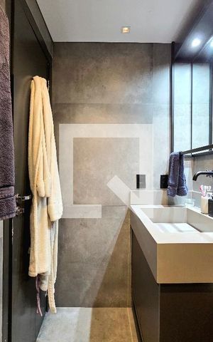 Apartamento à venda com 65m², 1 quarto e 1 vaga Apartamento à venda com 65m², 1 quarto e 1 vagaBanheiro da Suíte