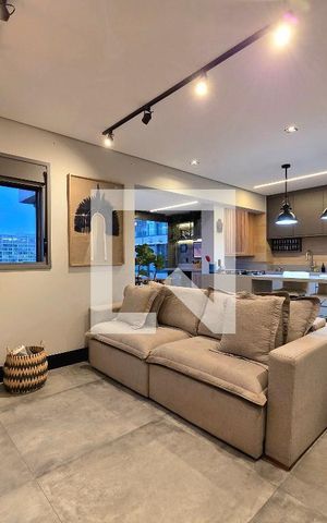 Apartamento à venda com 65m², 1 quarto e 1 vaga Apartamento à venda com 65m², 1 quarto e 1 vagaSala