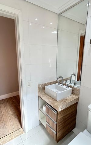 Apartamento à venda com 151m², 3 quartos e 2 vagas Apartamento à venda com 151m², 3 quartos e 2 vagasBanheiro da Suíte 2