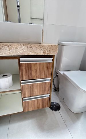 Apartamento à venda com 151m², 3 quartos e 2 vagas Apartamento à venda com 151m², 3 quartos e 2 vagasBanheiro da Suíte 2