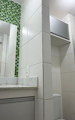 Apartamento para alugar com 50m², 2 quartos e 1 vaga Apartamento para alugar com 50m², 2 quartos e 1 vagaBanheiro