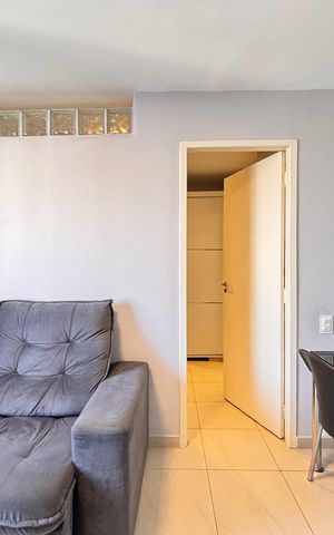 Apartamento para alugar com 40m², 1 quarto e 1 vaga Apartamento para alugar com 40m², 1 quarto e 1 vagaSala