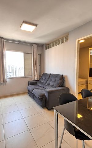 Apartamento para alugar com 40m², 1 quarto e 1 vaga Apartamento para alugar com 40m², 1 quarto e 1 vagaSala