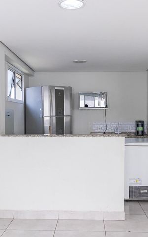 Apartamento à venda com 48m², 2 quartos e 1 vagaÁrea comum - Salão de festas