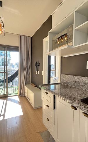 Apartamento à venda com 27m², 1 quarto e sem vaga Apartamento à venda com 27m², 1 quarto e sem vagaSala/Cozinha