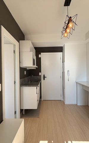 Apartamento à venda com 27m², 1 quarto e sem vaga Apartamento à venda com 27m², 1 quarto e sem vagaSala/Cozinha
