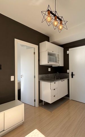 Apartamento à venda com 27m², 1 quarto e sem vaga Apartamento à venda com 27m², 1 quarto e sem vagaSala/Cozinha