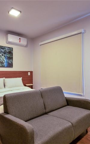 Studio à venda com 44m², 1 quarto e sem vagaStudio