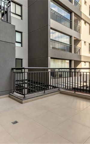 Studio à venda com 44m², 1 quarto e sem vagaVaranda