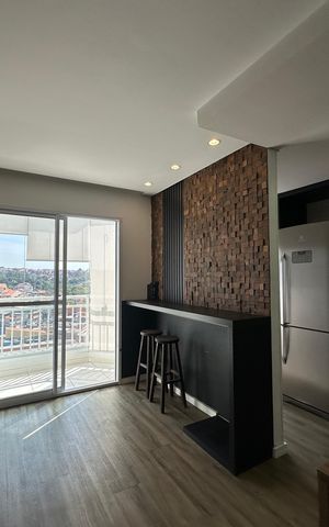 Apartamento para alugar com 54m², 1 quarto e 1 vaga Apartamento para alugar com 54m², 1 quarto e 1 vagaSala